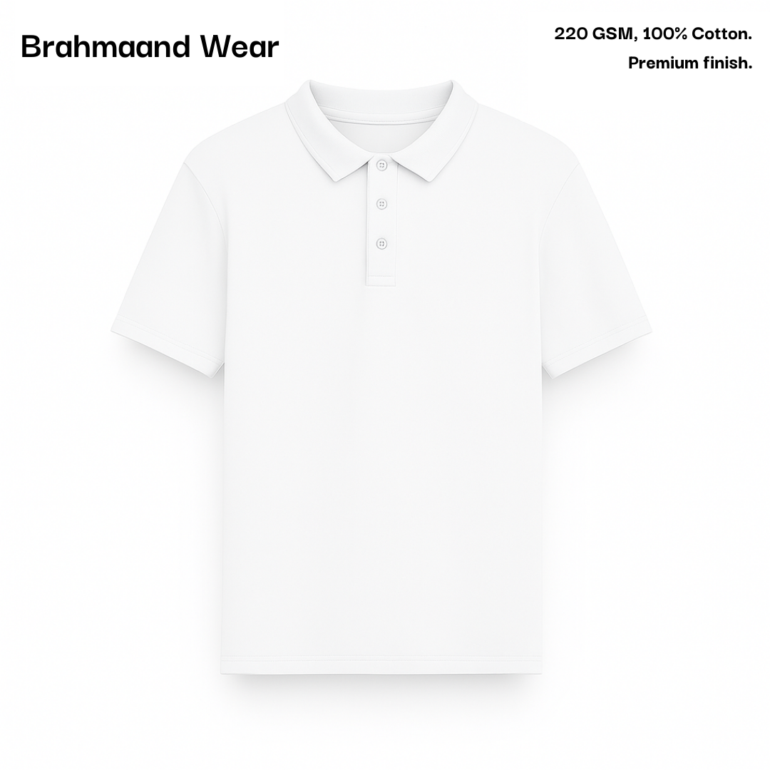 COTTON POLO [4 Solid Colours] [220 GSM]
