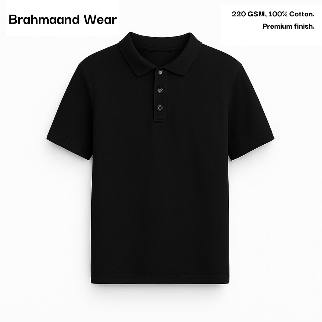 COTTON POLO [4 Solid Colours] [220 GSM]