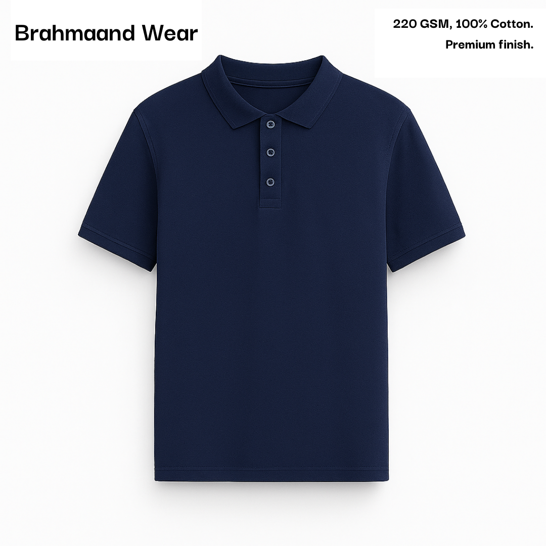 COTTON POLO [4 Solid Colours] [220 GSM]