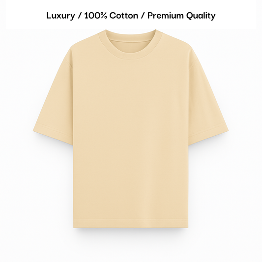 COTTON OVERSIZED TEE [5+ COLOURS] [240 GSM, 100% COTTON]