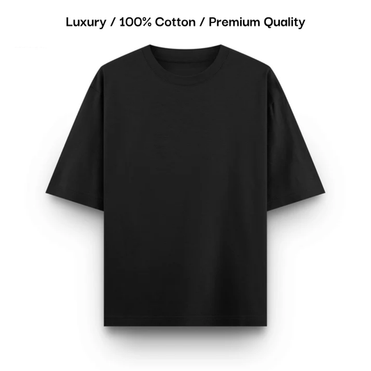 COTTON OVERSIZED TEE [180 GSM, 100% COTTON]